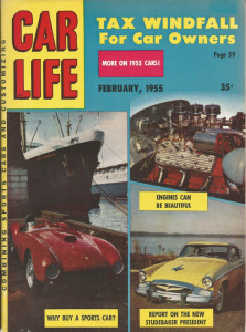 CAR LIFE 1955 FEB - PRESIDENT, NEW CARS, FIAT PRODUCTION, JUDSON